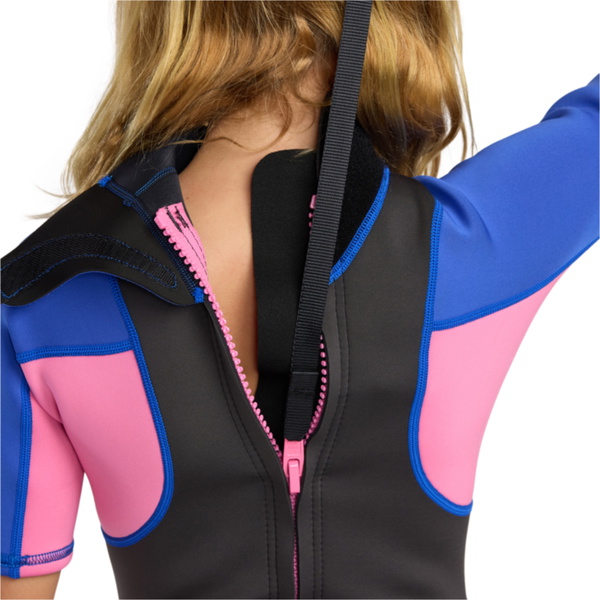 2026 Roxy Junior Prologue+ 2/2mm Back Zip Shorty Wetsuit 26RW253501 - Cobalt